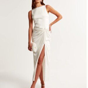 Abercrombie Draped Skirt Maxi Dress